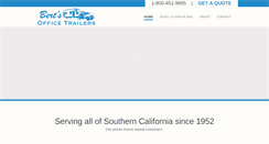 Desktop Screenshot of bertsofficetrailers.com